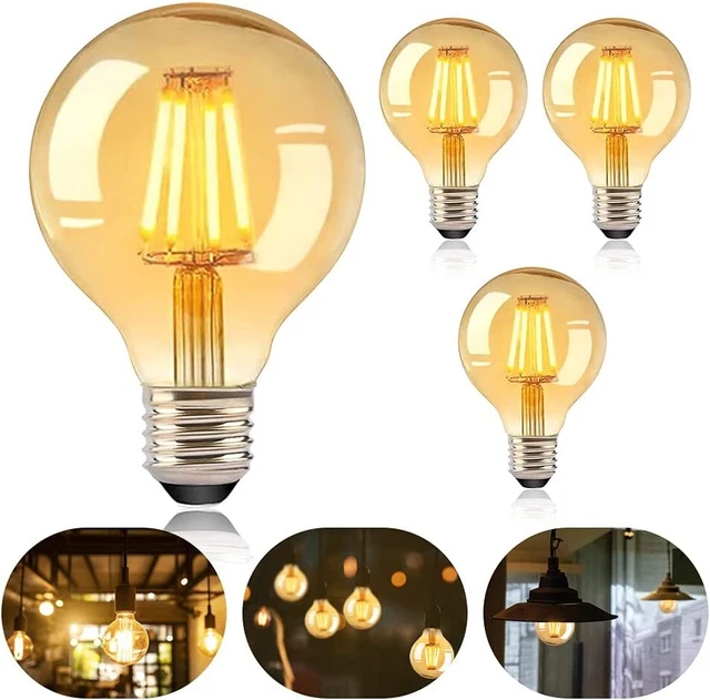 E27 Edison 4W Vintage LED Lampe Filament Nostalgie Glühbirne Retro Bulbs
