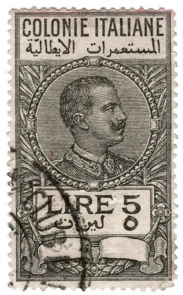 (I.B) Italy (Libya) Revenue : Duty Stamp 5L (1923)