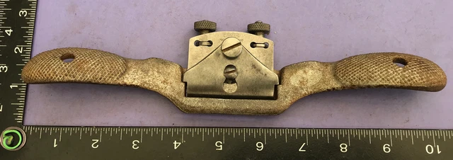 Stanley Spoke Shave Adjustable Flat Sole - Vintage Old Tool