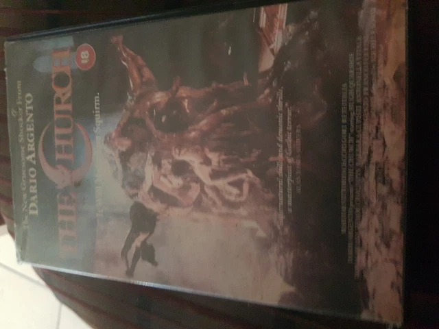 Rare The Church Ex Rental Horror Vhs Big Box Good Condition