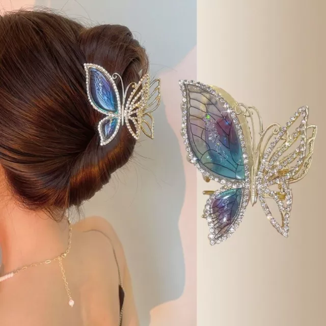 Women Headwear Hair Accessories Hair Clips Butterfly Hair Claw Delicate Hairpin