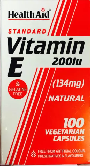 Health Aid Vitamin E 200Iu  - 100 Capsules