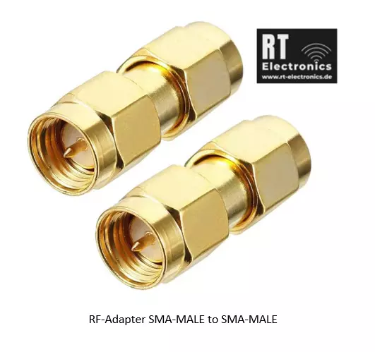 SMA Male auf SMA Male Adapter. Koaxial Adapter für RF Kabel SMA