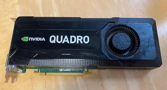 Nvidia Quadro K5000 4Gb Gddr5 Pci-E 2.0 X16 Video Graphics Pny Vcqk5000-T. Used