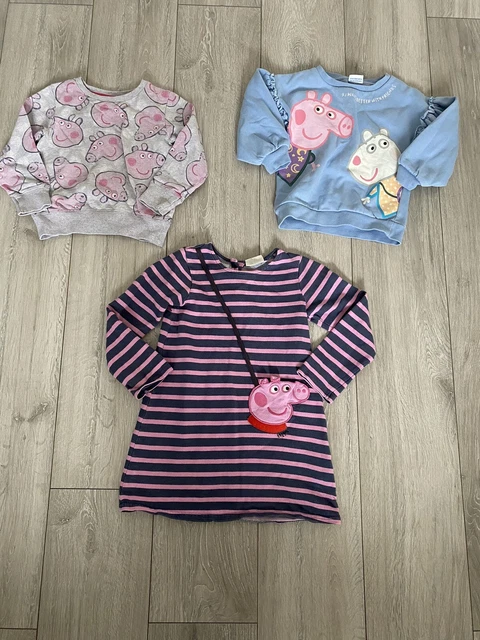 Girls peppa pig clothes bundles age 3-4 years