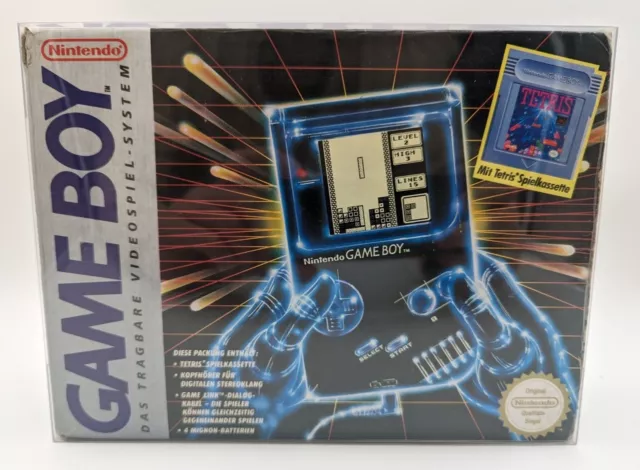 Nintendo GameBoy Classic grau OVP Tetris Bundle DMG-01-GBTR-NOE in Verpackung