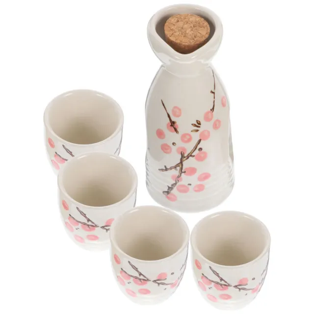 3 Sets Small Sake Cups Japan Japanese Drink Style Jug Ceramics