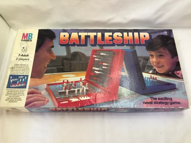 Battleship 1983 Vintage Milton Bradley Board Game