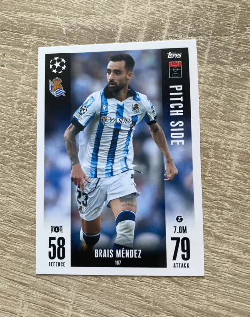 Topps Match Attax - 23/24 - Brais Mendez - Pitch Side