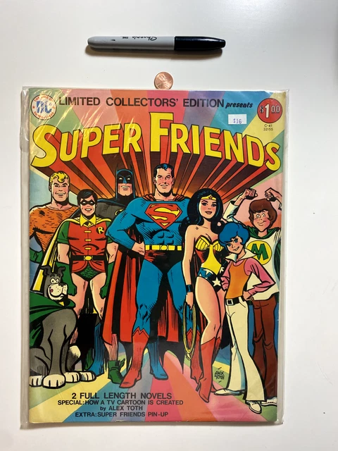 Super Friends Limited Collectors Edition C-41 Oversized Vintage 1975 DC Comics