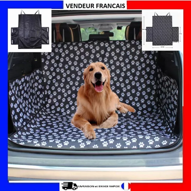 Tapis de protection de siège arrière de voiture pour chiens étanche  137x147cm