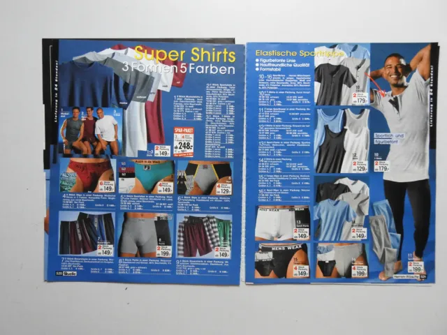 1999 Mens Underwear Briefs Jeggings Pajamas 10 Pages Magazine Catalog Print Ad 2