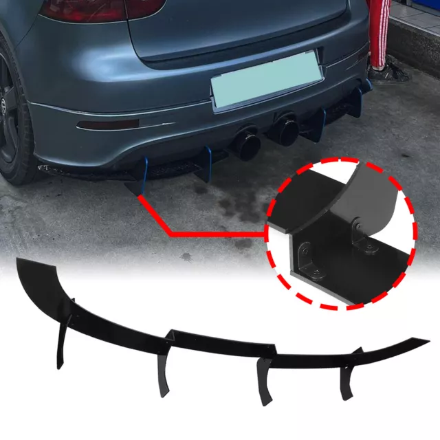 Pour VW Golf MK5 R32 2005-2009 Noir Diffuseur Pare Chocs Arrière Spoiler ABS