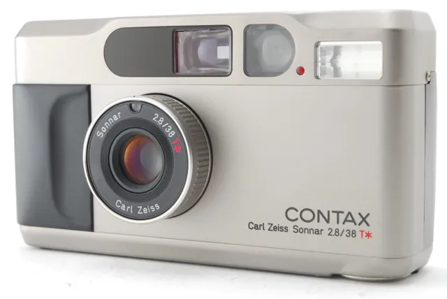 ALL Works【MINT】 Contax T2 Titan Silver 35mm Point & Shoot Film Camera JAPAN
