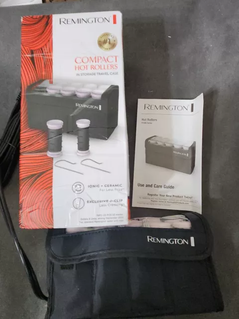 Remington Compact Ceramic Worldwide Voltage Travel Hair Setter Hot Rollers