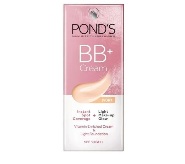 Pond's White Beauty BB+ Fairness Creme Elfenbein SPF 30 PA++ Natural Glow 30 g