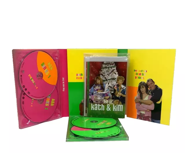 Kath and Kim (Australia) DVD Series 1, 2 & 3 & Christmas Cards Bundle