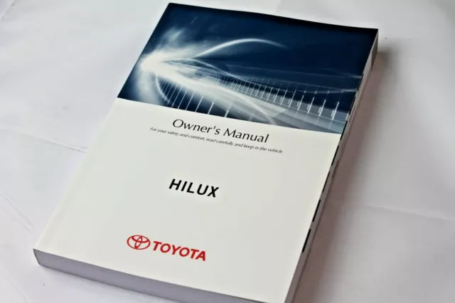 Toyota Hilux Owners Manual Sr Sr5 Workmate From June 2011 - Aug 2013 New Genuine