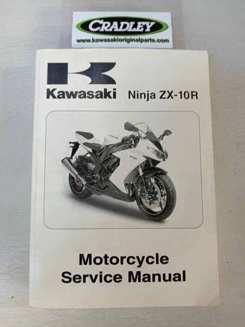 ZX-10r motorcycle service manual OEM Kawasaki Ninja ZX-10R
