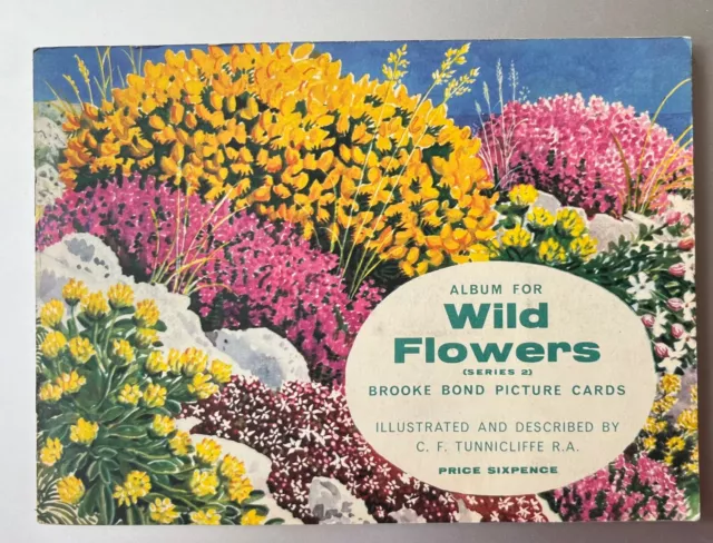 Brooke Bond Picture Cards - Wild Flowers series 2  : printed 1959 blue back