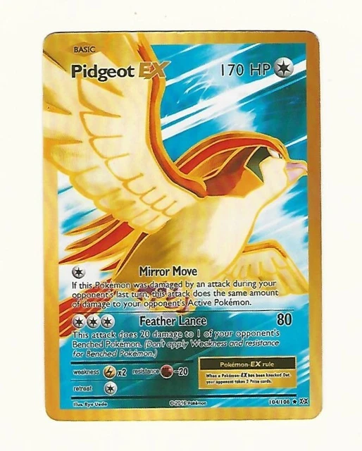 Pidgeot / - Pokémon 104/108 Xy 12 Évolutions English