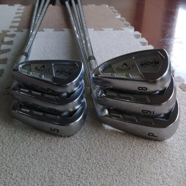 Callaway RAZR X forged Irons #5～9.P(6clubs)/N.S.PRO.RMX85/Flex:R/ Iron set