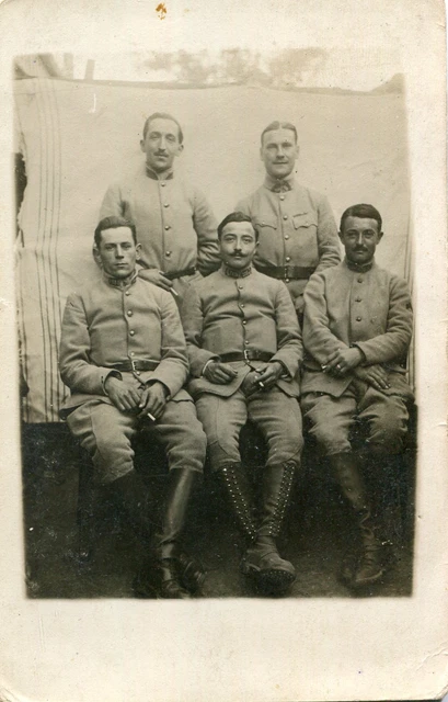 CPA MILITARIA CARTE photo - REIMS phot de Groupe C E T 106 ème Regiment Infanter EUR 7,20 - FR