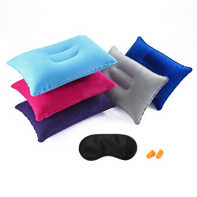 1X Travel Portable Ultralight Inflatable Air Pillow Cushion Hiking Camping Rest