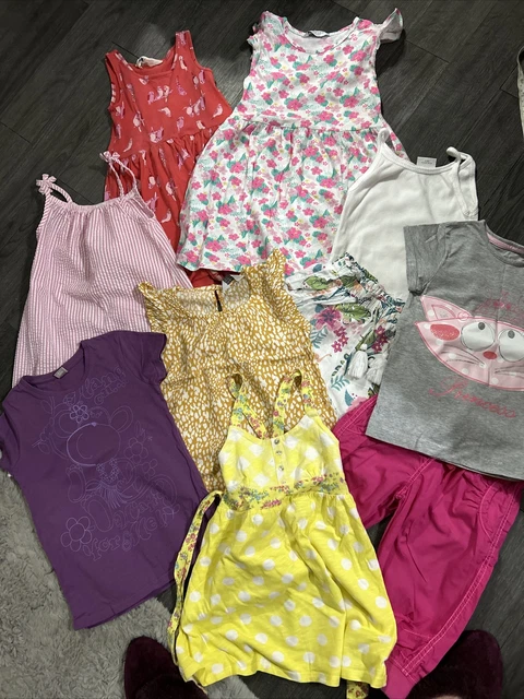Girls summer clothes bundle age 5-6 years