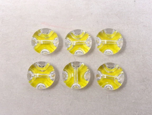 Jersvimc Lot De 6 Boutons D'armoire Polygone En Acrylique – Boutons En Lucite Dorée En Verre Transparent – Boutons De Commode Décoratifs En Cristal De