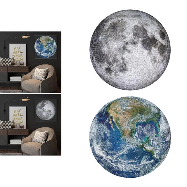 Round Puzzles 1000 Pieces Educational Toys Adults Children Puzzle