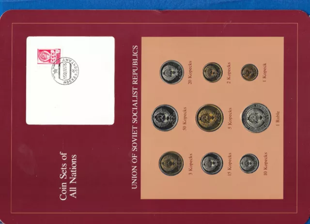 Coin Sets of All Nations USSR Russia All 1976 20 Kopeck UNC w/card Cat -$600+