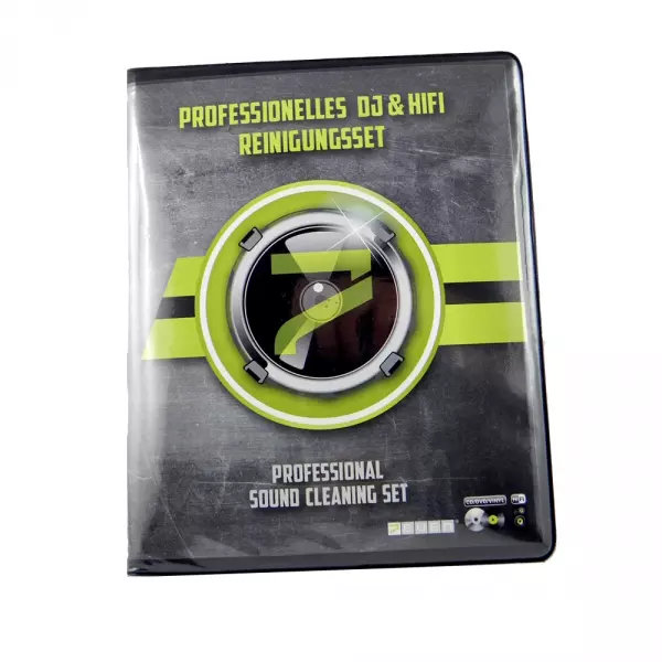 Kit de nettoyage de disques professionnels DJ & Hifi avec brosse carbone