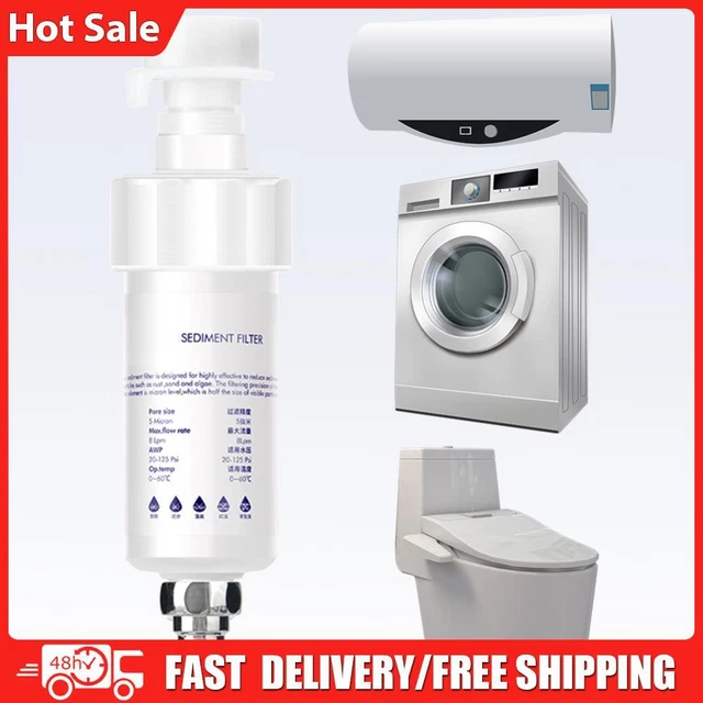 Filtro acqua prefiltro cotone PP utile filtro lavatrice piccolo filtro casa