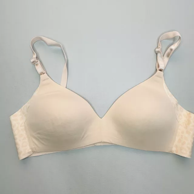 WARNERS BRA WIREFREE Side Smoothing Contour Animal Luster No Side