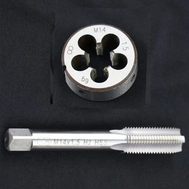 Ensemble fiable de robinets et de matrices filetés à droite M14 X 1 5 mm pour