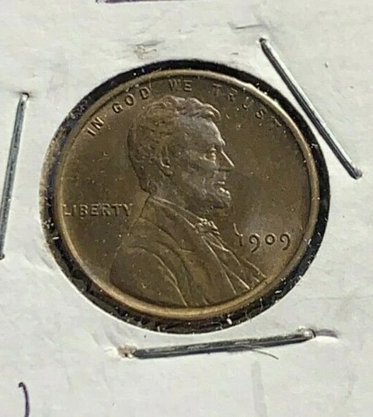 1909-P VDB Lincoln Wheat Cent Penny (BU - Brown) - Old U.S. Coins