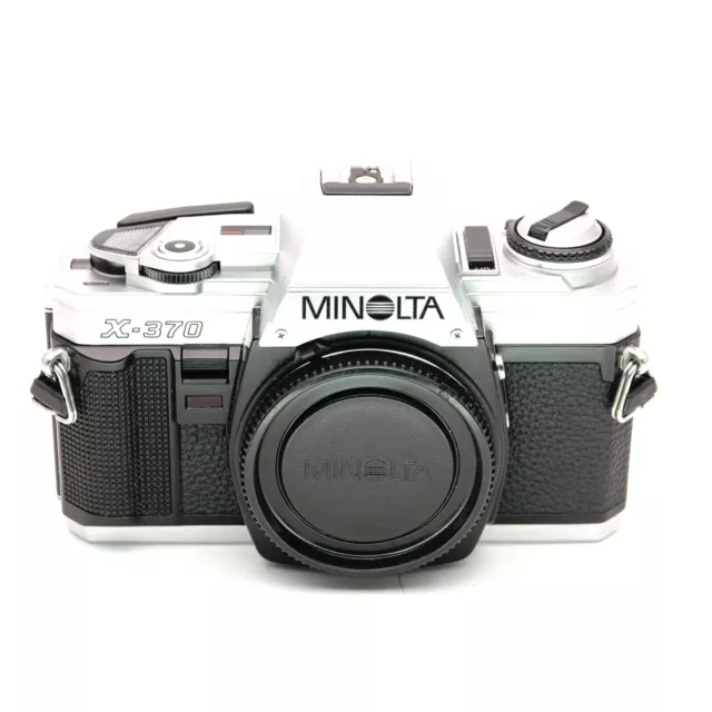 Minolta X-300 X-370 35mm Spiegelreflexkamera SLR body silver MD MC / new SEALS