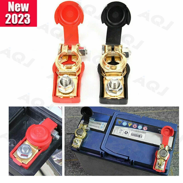 COPPER CAR BATTERY Terminals Cable Ends Connector Clamp Negative and