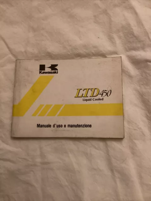 Kawasaki LTD 450 liquid cooled manuale uso manutenzione