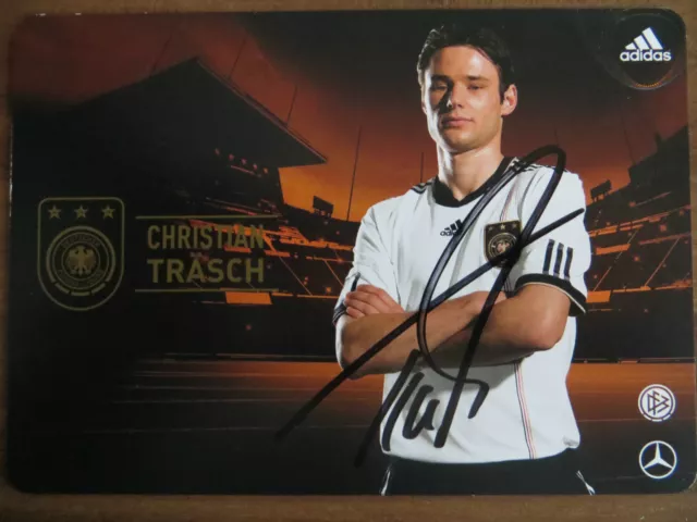 Handsignierte AK Autogrammkarte *CHRISTIAN TRÄSCH* DFB Deutschland WM 2010