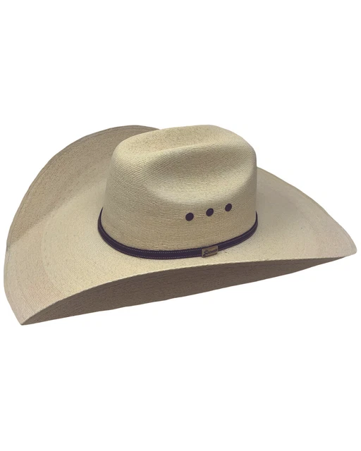Atwood Men's Aspermont Low Crown 5&quot; Palm Cowboy Hat  Natural 6 7/8