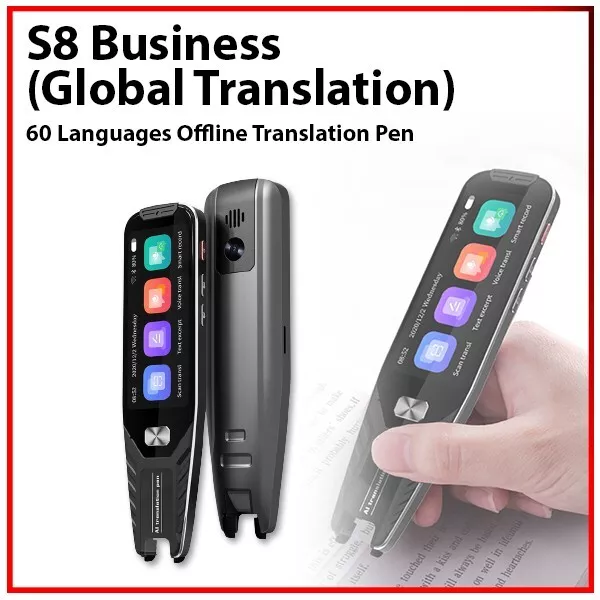 Touchscreen Dictionary Translation Pen Scanner AI Voice & Camera