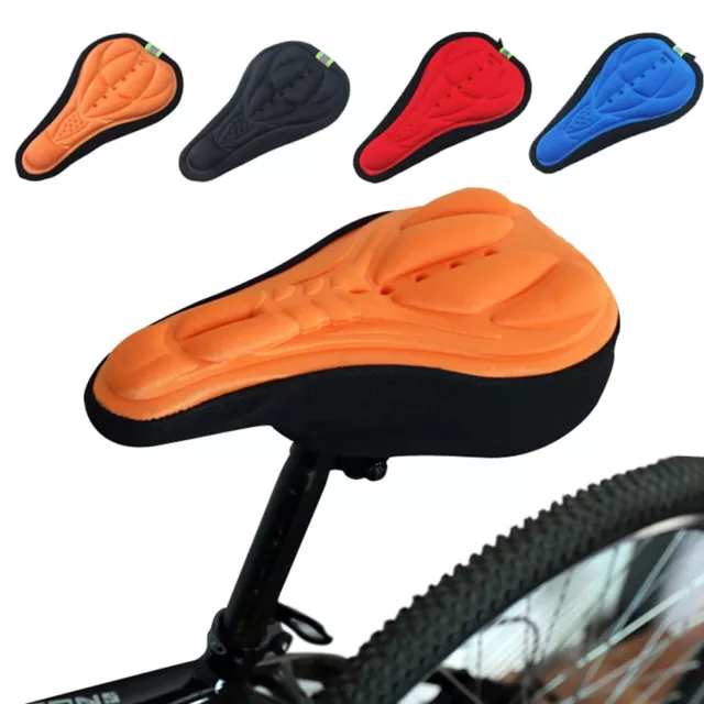 3D Gel Bicycle Seat Pad Soft Bike Saddle Cover Comfortable Foam Seat Cushion