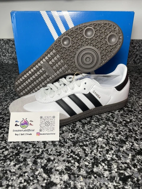 adidas samba og cloud white & core black shoes