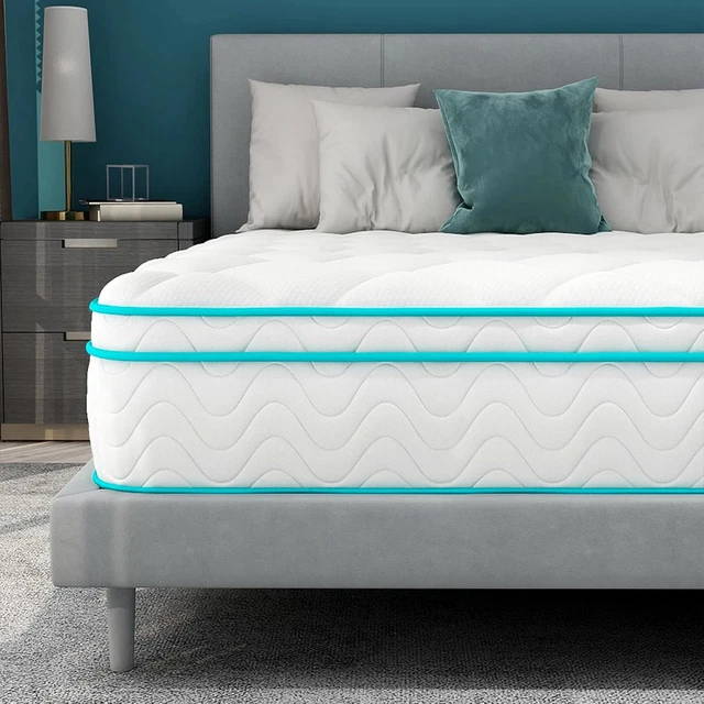 AOTUMM CIORT SINGLE Mattress 3FT Mediumfirm Hybrid Mattress, 10.63