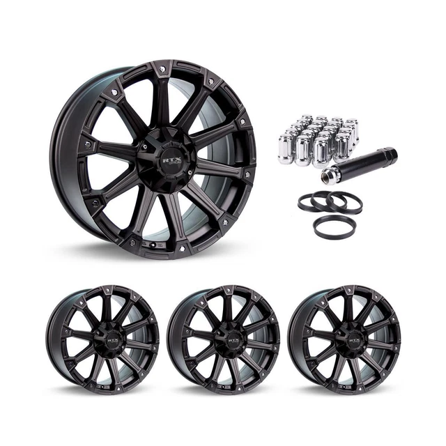 SET OF 4 RTX Dune Black Off Road Alloy Wheel Rims for Ford P30834 20x9 ...