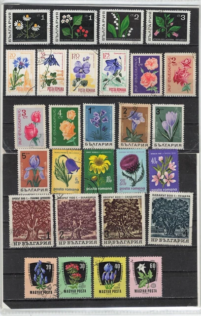 Posten mit verschiedenen Pflanzen, ☉