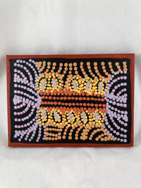 RARE Aboriginal Dot Painting Australian Artist KIM BUTLER 1971 - 2016 painting 5