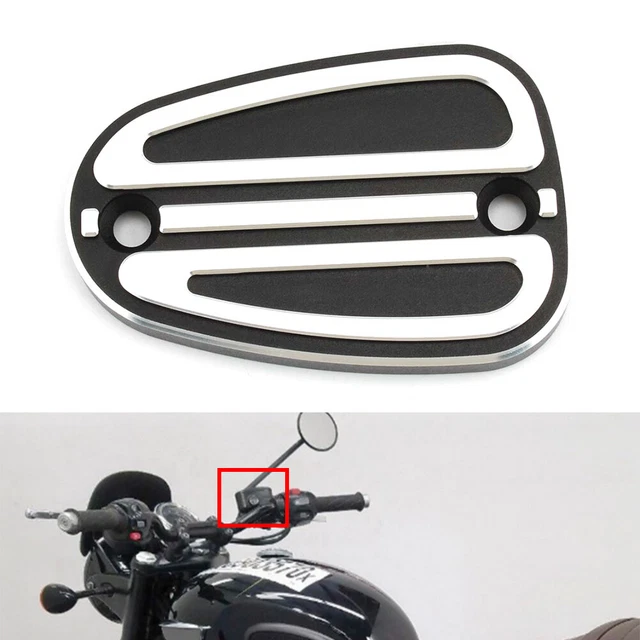 Brake Reservoir Master Cylinder Cap Cover Fit T120 T100 BOBBER 1200 Motorcycle